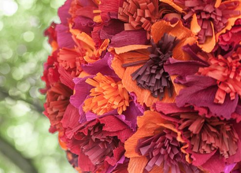 Make a Paper Flower Pinata