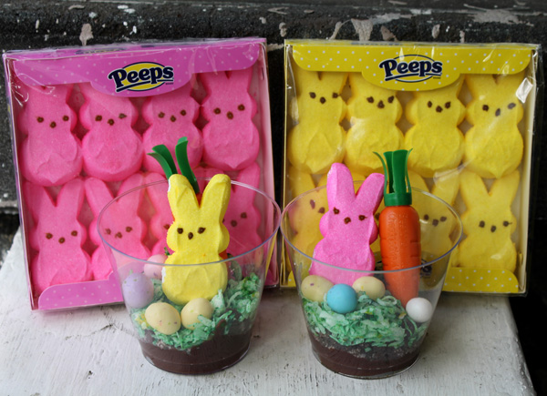 Peeps Terrarium dessert