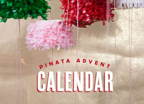 Make a Pinata Advent Calendar