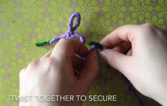 pipe cleaner word art