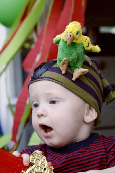 Add a pet parrot to a DIY Pirate Costume