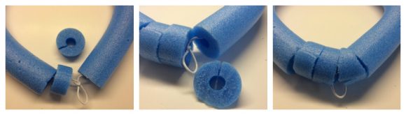 pool noodle wreath form