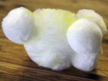 instructions for a no-sew popcorn costume on dollar store crafts