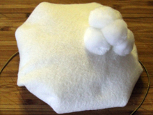 instructions for a no-sew popcorn costume on dollar store crafts