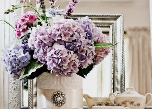 Elegant Recycled Can Vase