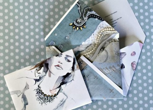 Recycle magazine pages into pretty envelopes