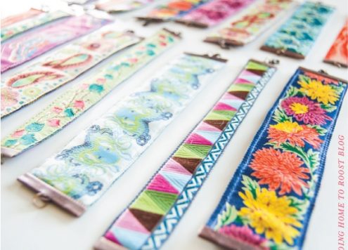 Make Reversible Ribbon Bracelets