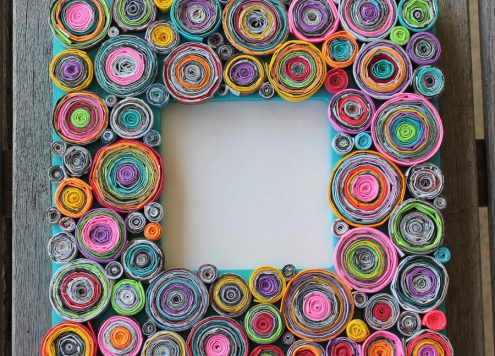 Make a Rolled Paper Picture Frame