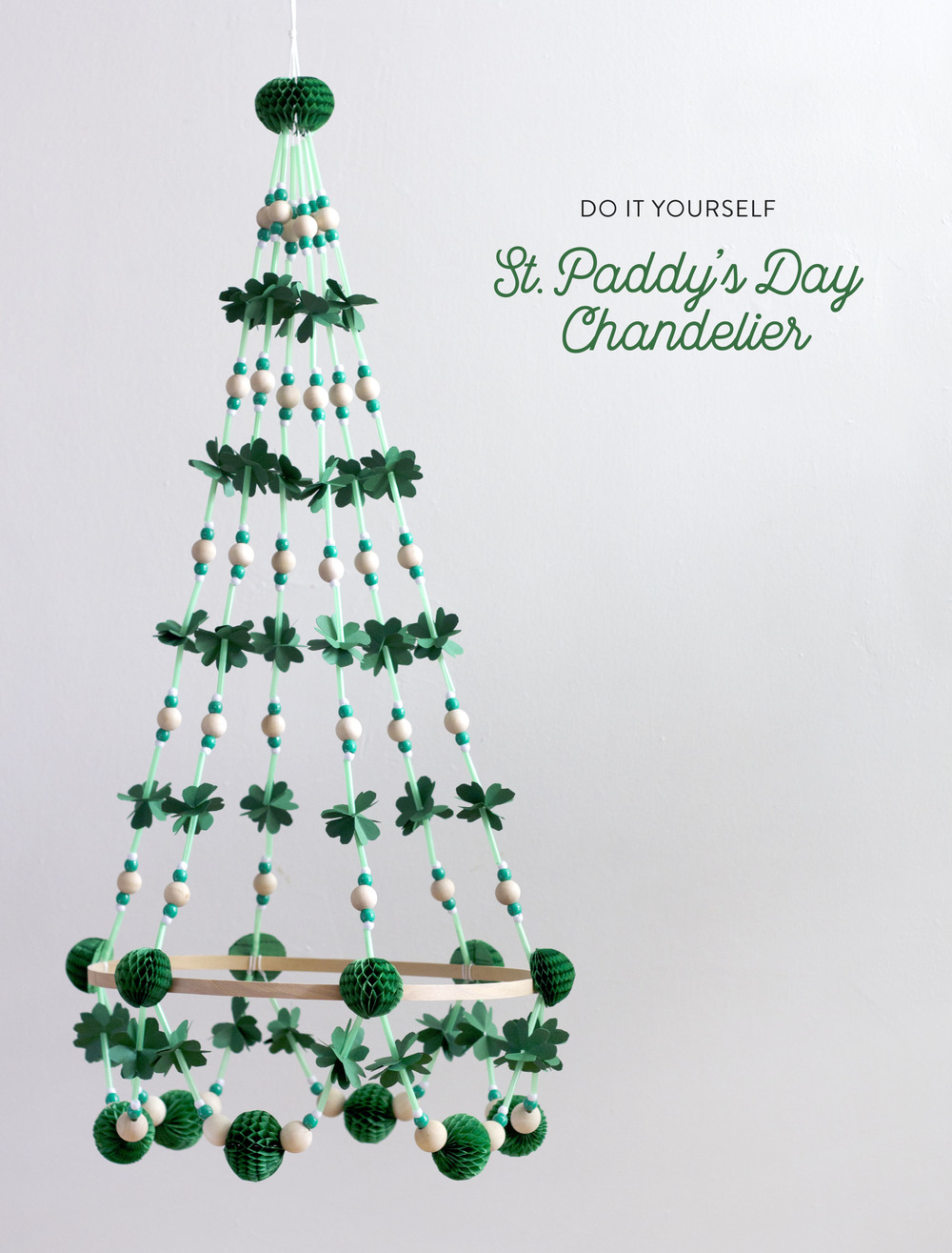 Saint Patricks Day Chandelier