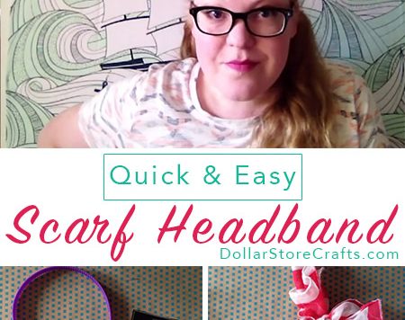 So cute! I want to make a dozen scarf headbands, so I can wear a different one every day.