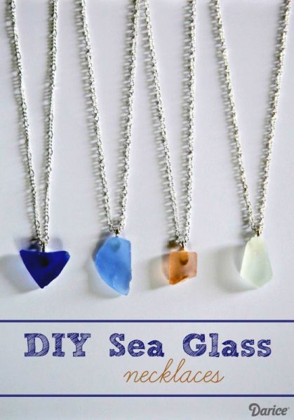 DIY Sea Glass Necklace