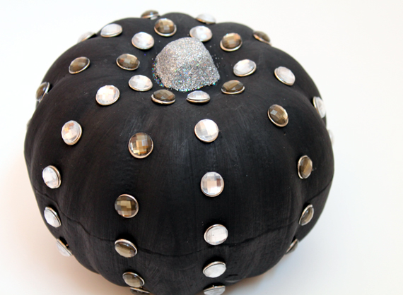 black jeweled punk rock pumpkin