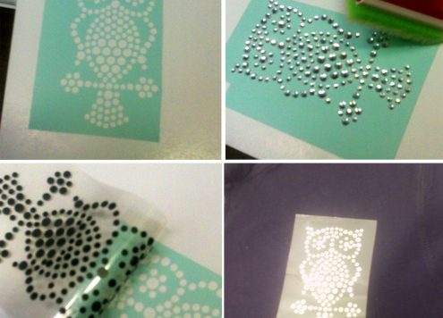 silhouette rhinestone kit