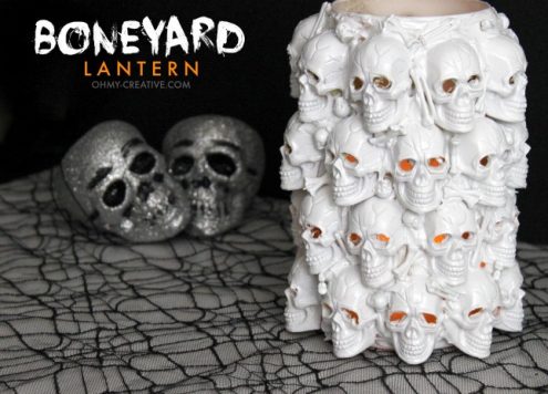 DIY Skull Lantern