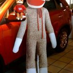 sock monkey costume