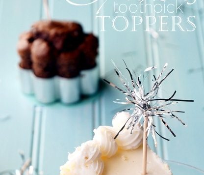 Sparkler Cupcake Toppers