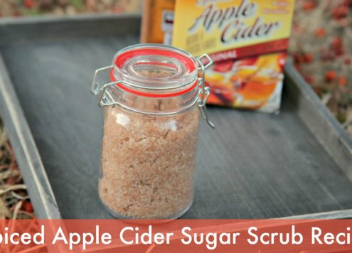 DIY Spiced Apple Cider Sugar Scrub Recipe