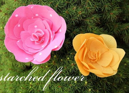 Make Starched Fabric Flowers