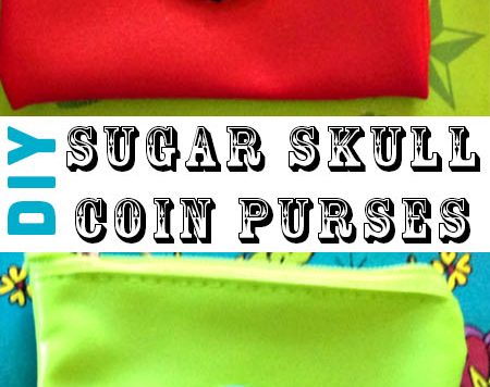 These sweet little coin purses are surprisingly simple to make and budget-friendly too. Check out the video or the written instructions for how to make your own sugar skull coin purses.
