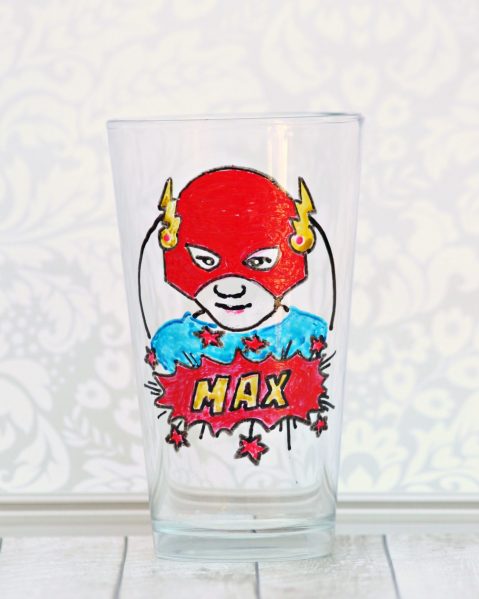 superhero glass