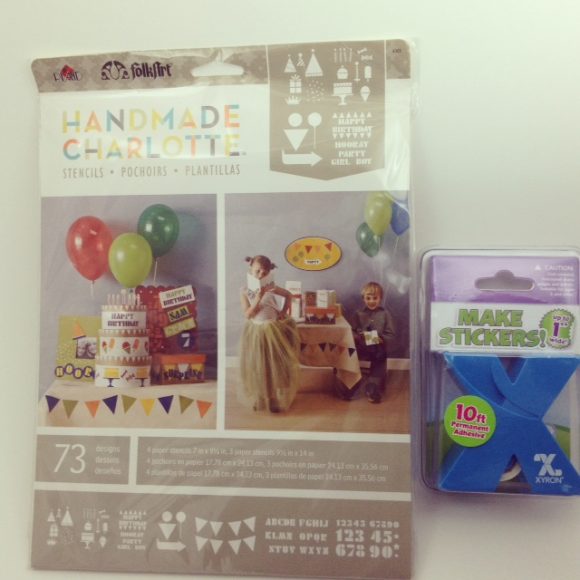 handmade charlotte stencils and xyron