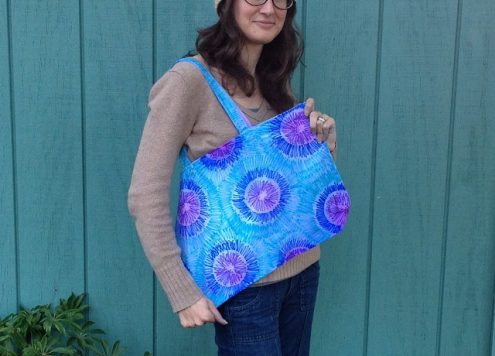 Make a Faux Tie Dye Tote Bag