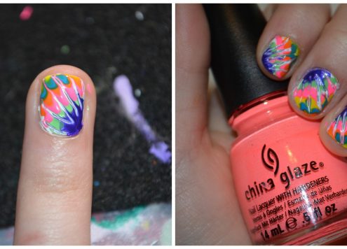 Tie Dye Nails Tutorial