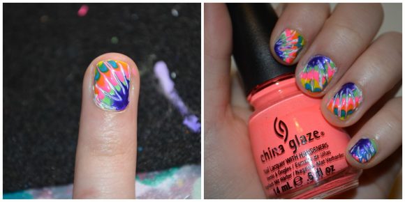 Tie Dye Nails Tutorial