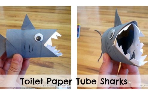how to make a shark puppet