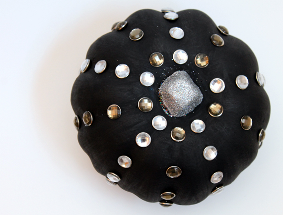 black jeweled punk rock pumpkin