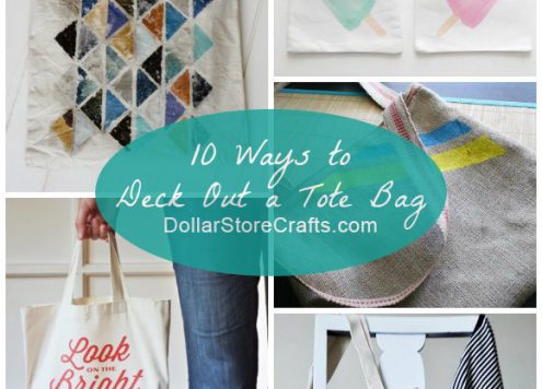 10 Cute Ways to Decorate a Plain Tote Bag