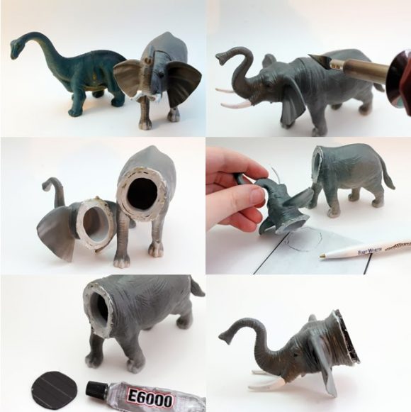 Toy Animal Photo Holders