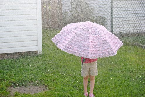 Ruffly Umbrella