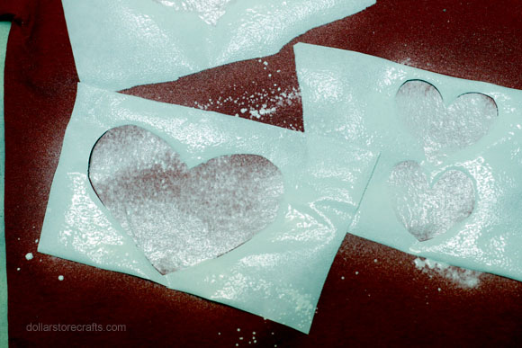 valentine stencil shirt