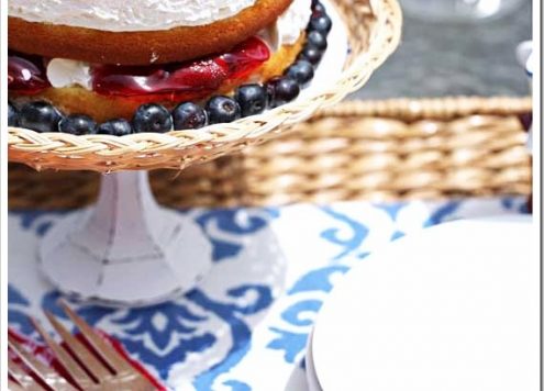 Make a Wicker Cake Stand