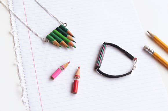 DIY Pencil Jewelry