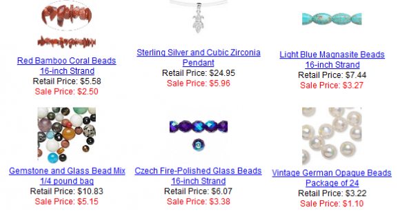 Fire Mountain Gems Sale