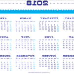 Free Printable 2018 Tea Towel Calendar by Cathe Holden & Dollar Store Crafts