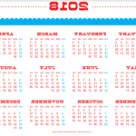 Free Printable 2018 Tea Towel Calendar by Cathe Holden & Dollar Store Crafts