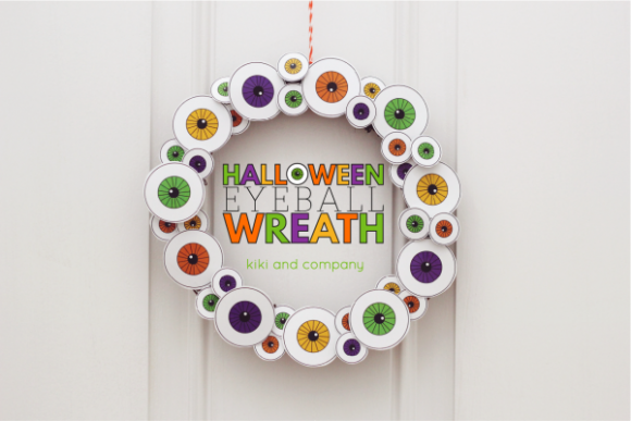 Halloween Eyeball Wreath