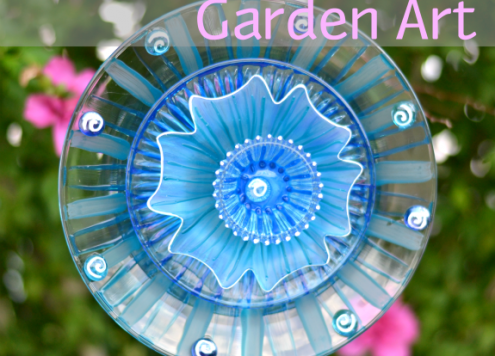Make Glass Flower Garden Decorations