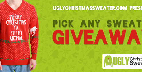 Ugly Christmas Sweater giveaway!