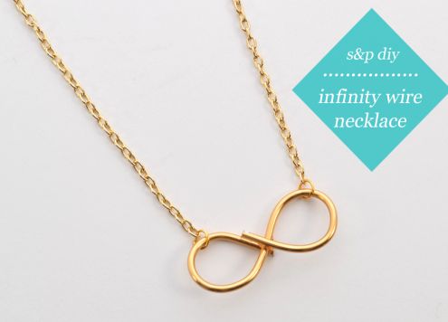 Wire Infinity Necklace DIY